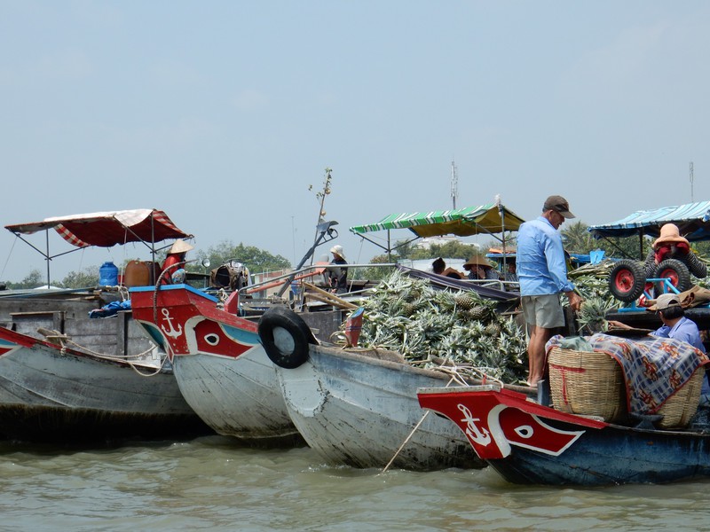 Mekong Delta floating market