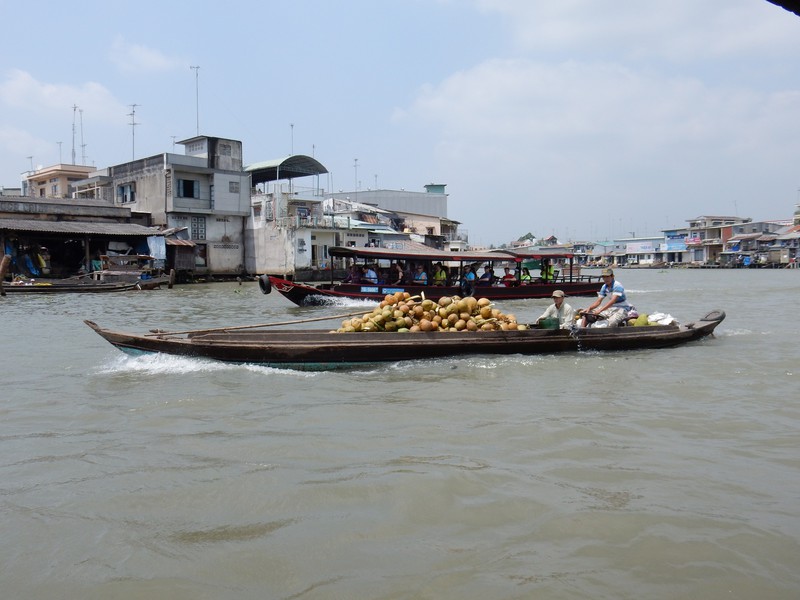 Mekong Delta floating market
