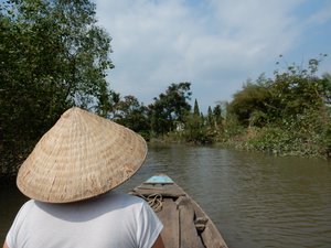 Tour with Vietnamese hat