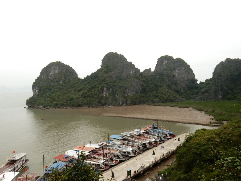 Sung sot cave in Ha Long Bay