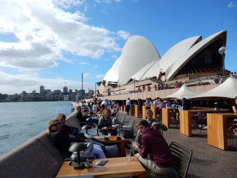 Little drink at the Opera House