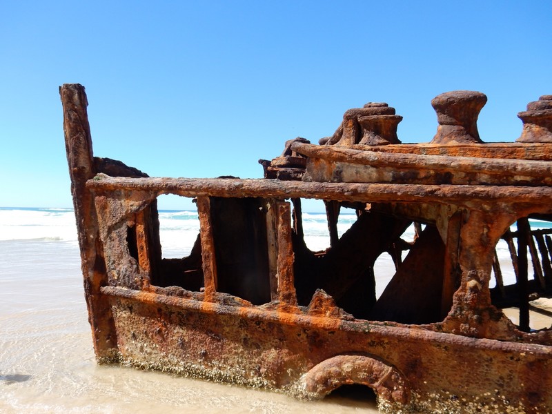 Fraser Island - shipwreck 
