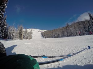 The view while skiing
