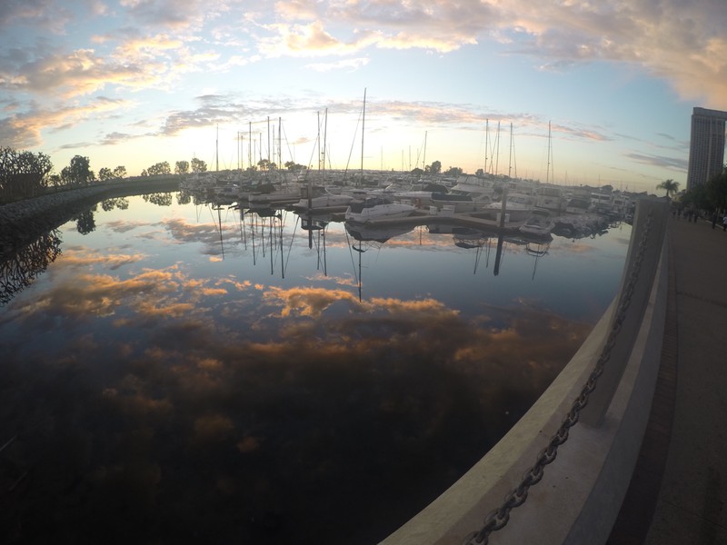 Reflective Water in San Diego