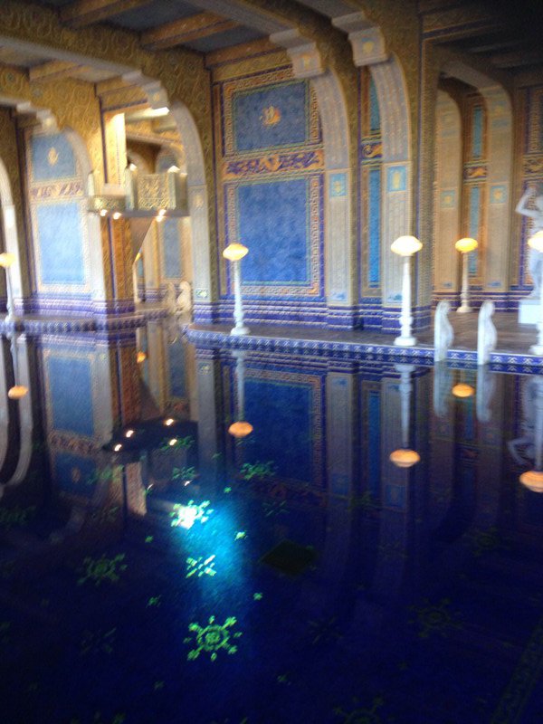 Hearst's indoor pool