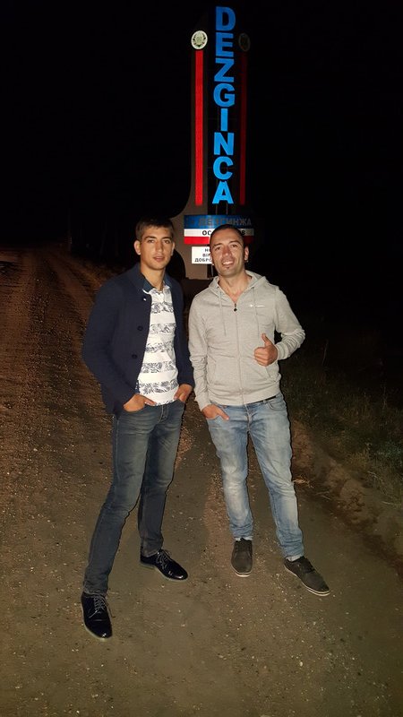 With Vasilly in his village in Gagauziya