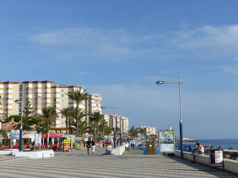 Strandpromenaden i Torrox Costa