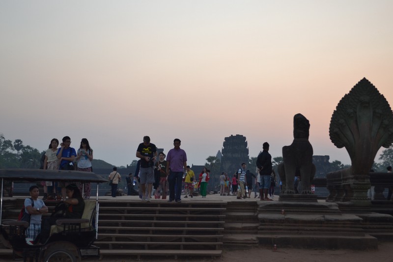 Erster Anblick Angkor ?