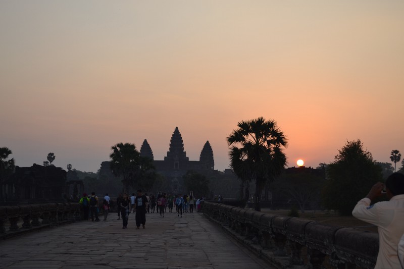 Sonnenaufgang Angkor Wat 