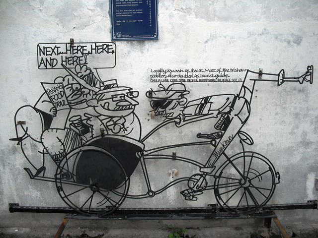 Amazing street art of Penang