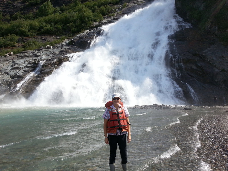 Huge waterfall. 