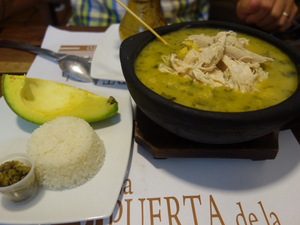Lunch in Bogota, Columbia