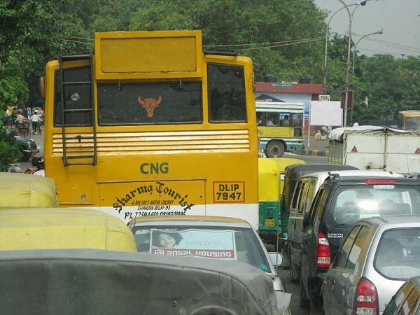 Delhi traffic jam...