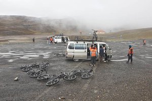 Bikes at the start