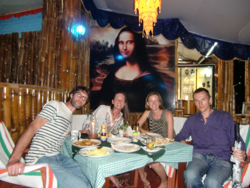 Our new Russian friends in Kovalam