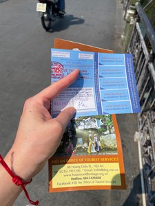 Les entrées pour les sites d’intérêts touristiques du vieux centre de Hoi An