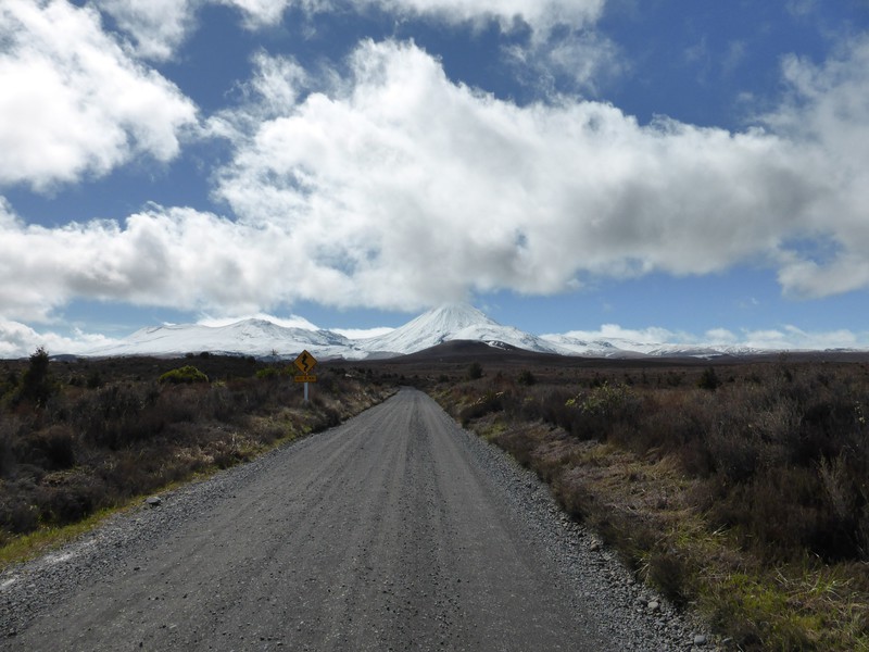Sue le chemin de la Tongariro Alping Crossing