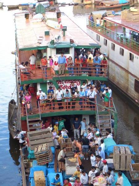 embarking on the amazon-ferry