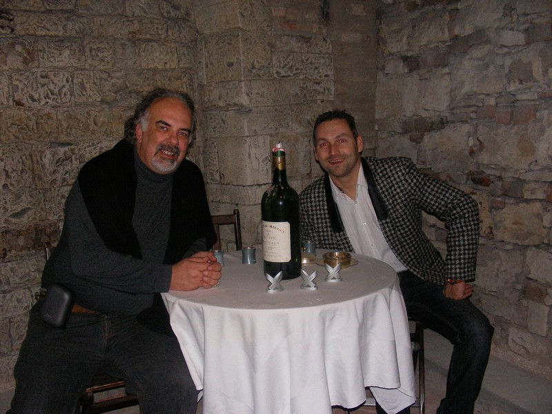 Mark & Honza in 11th centurary wine cellar that Charles 4th also sipped his wines in.  (1)