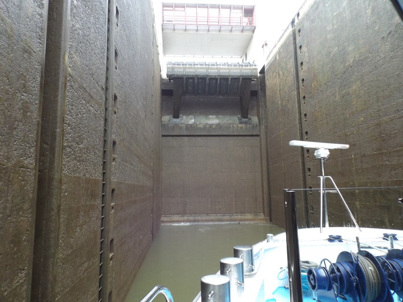One of the final locks to go through