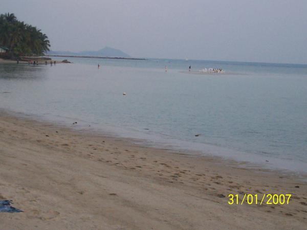 the beach in Ko Phangan