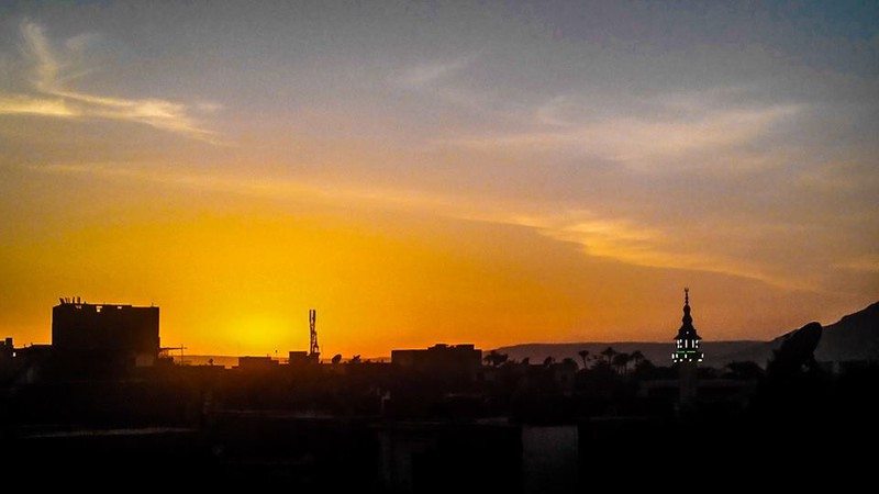 Luxor sunset
