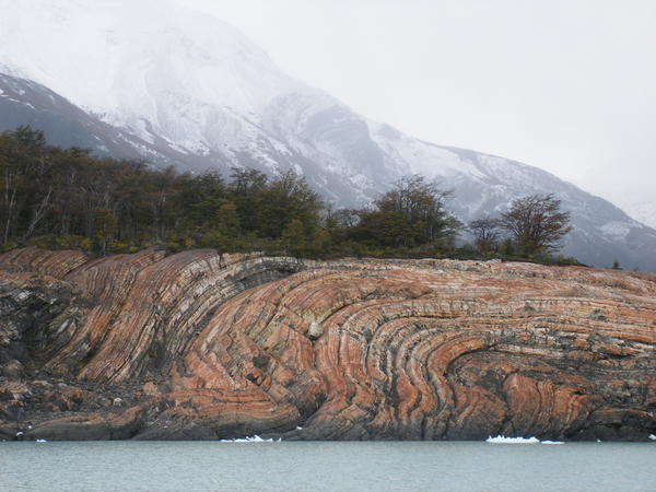 Rock formed from Glacier 