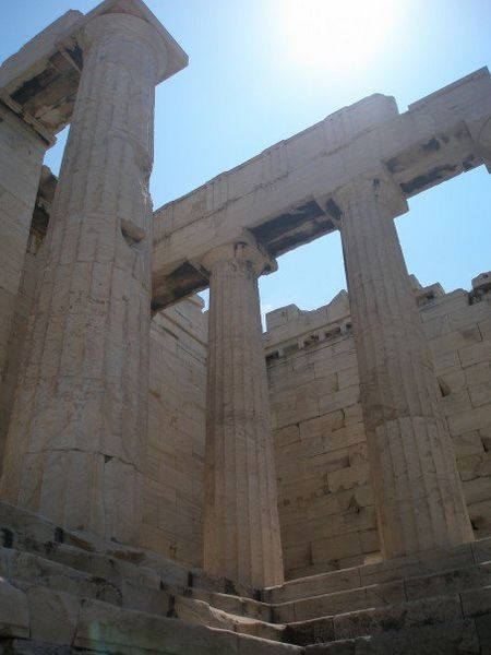 Entrance into the Acropolis