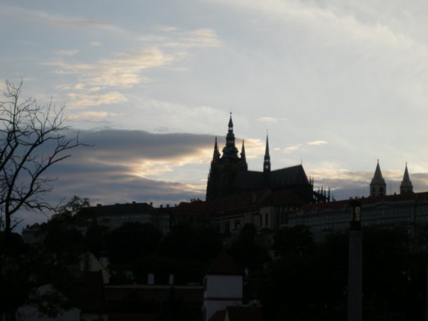 Prague Castle sunset attempt