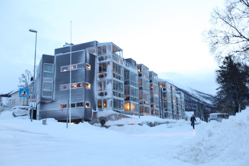 Residential estate near the Arctic Cathedral