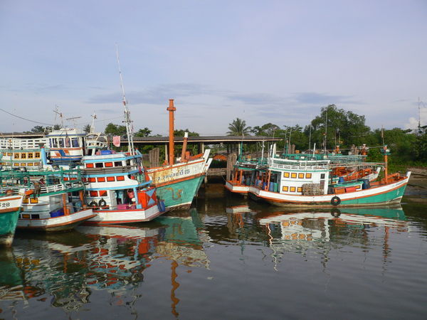 Fishing Boats in Champhon