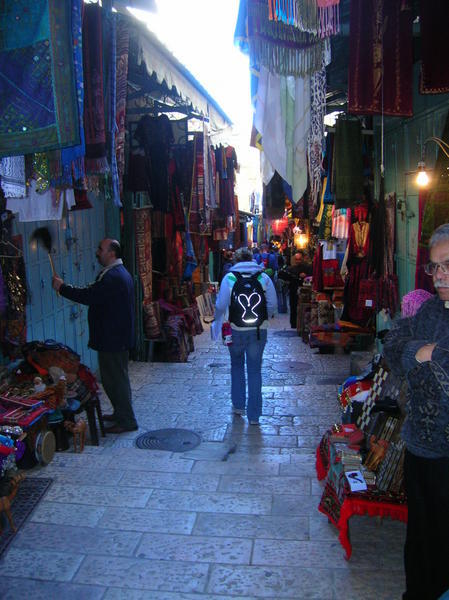 the streets in the old city