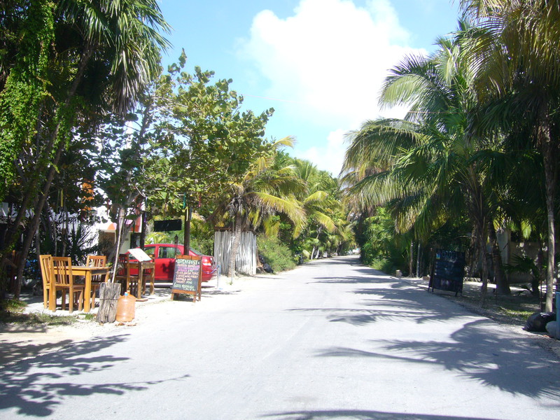 Küstenstraße in Tulum
