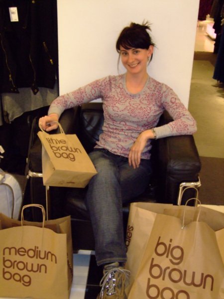 Shopping up a storm in Bloomingdales