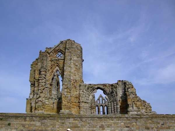 The remains of Whitby Abbey 