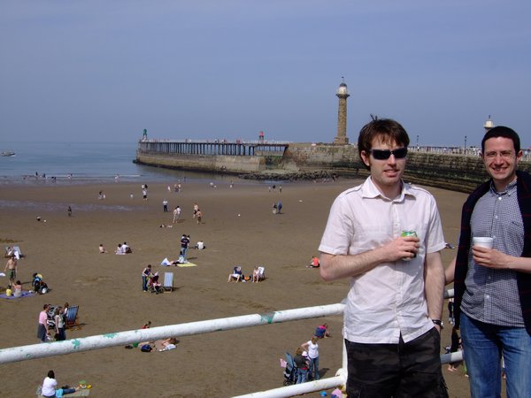 Adam and Alex in Whitby