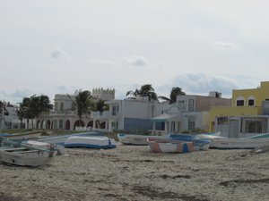 Along Progreso beach