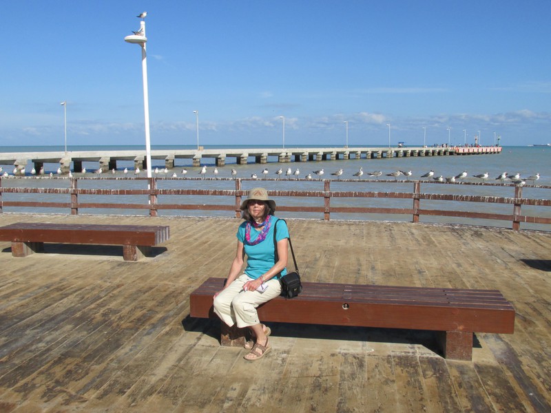By the pier in Progreso