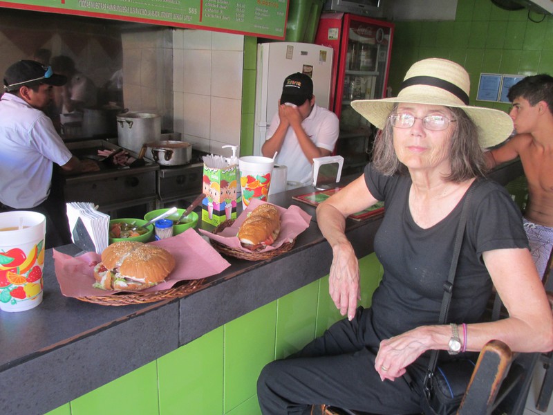 Sandwiches at Tortas y Tacos in Carmen