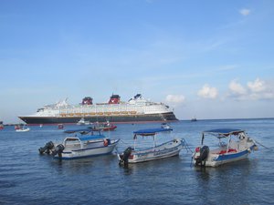Cruise ship in Cozumel