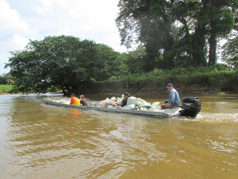 Taking Supplies to Tortuguero