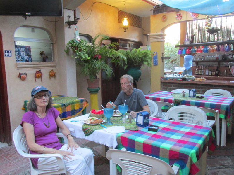 Dinner at El Patico in Melaque