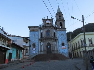 Angangueo Church on Hill