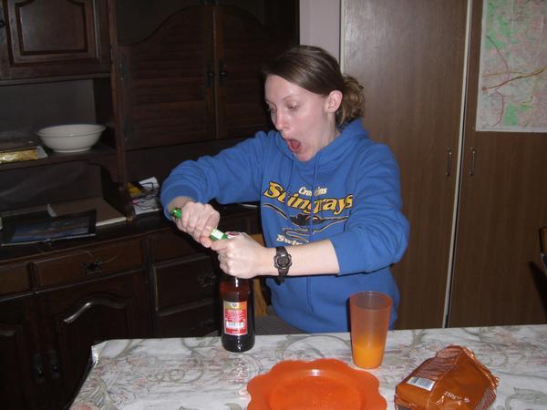 learning to open a beer