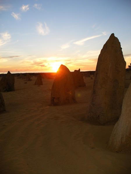 Sunset over the Pinnacles