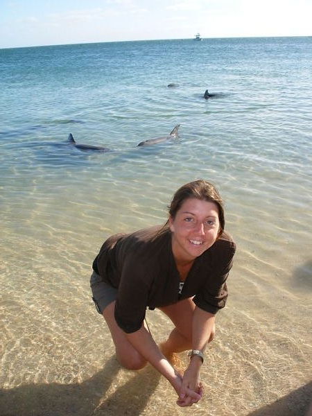 Me with dolphins