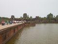 Crossing the Moat to Angkor Wat