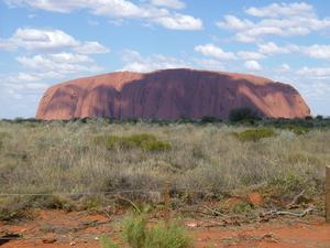 First sighting of Uluru