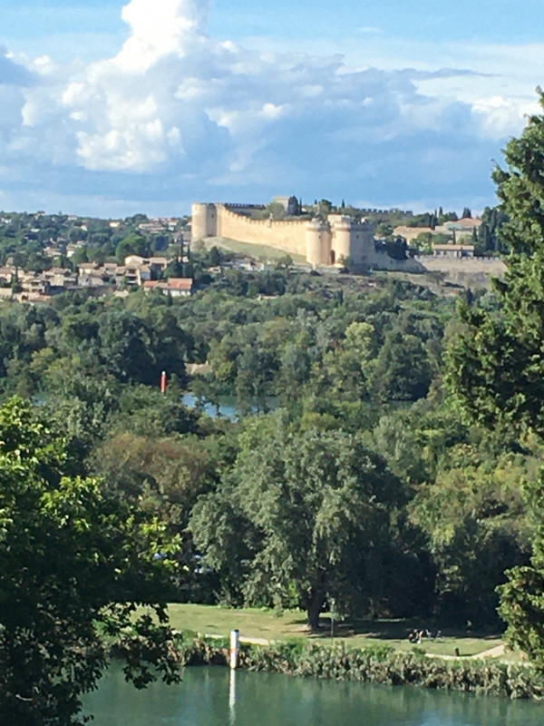 View across the Rhône River