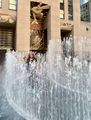 In the water at Rockefeller Center